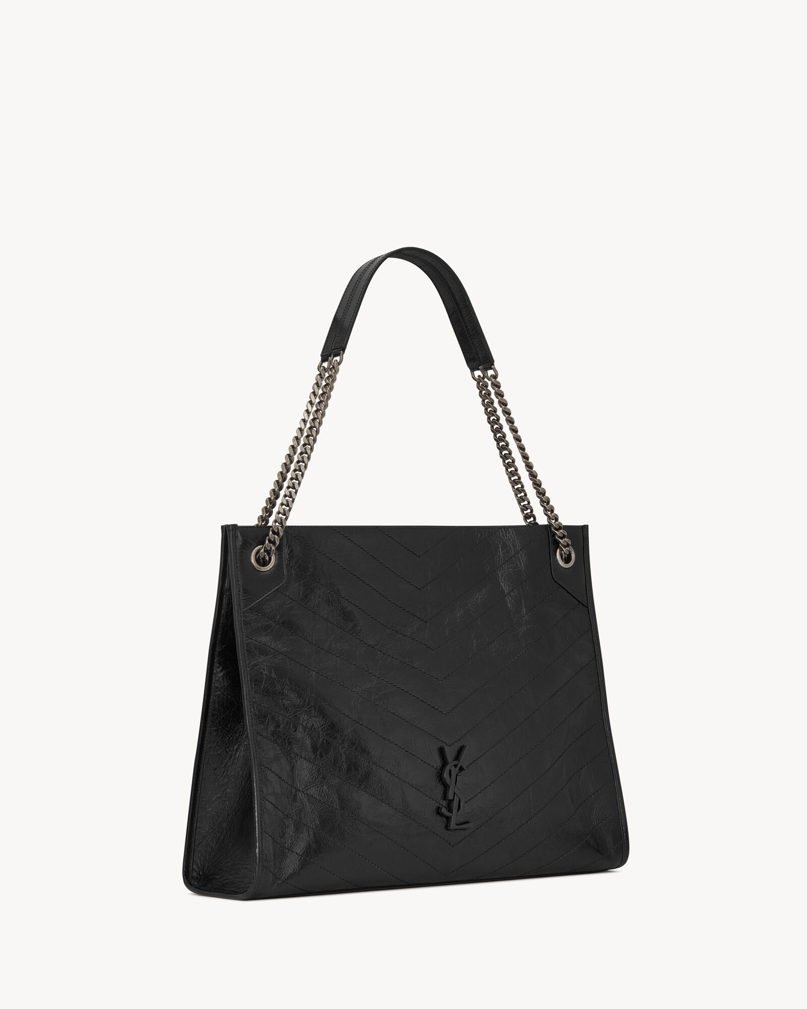 YSL NIKI Large shopping in crinkled vintage leather - Image 2
